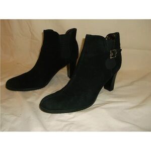 GAMA STUDIO Ankle BOOTS Ladies Suede black sz 7.5 M